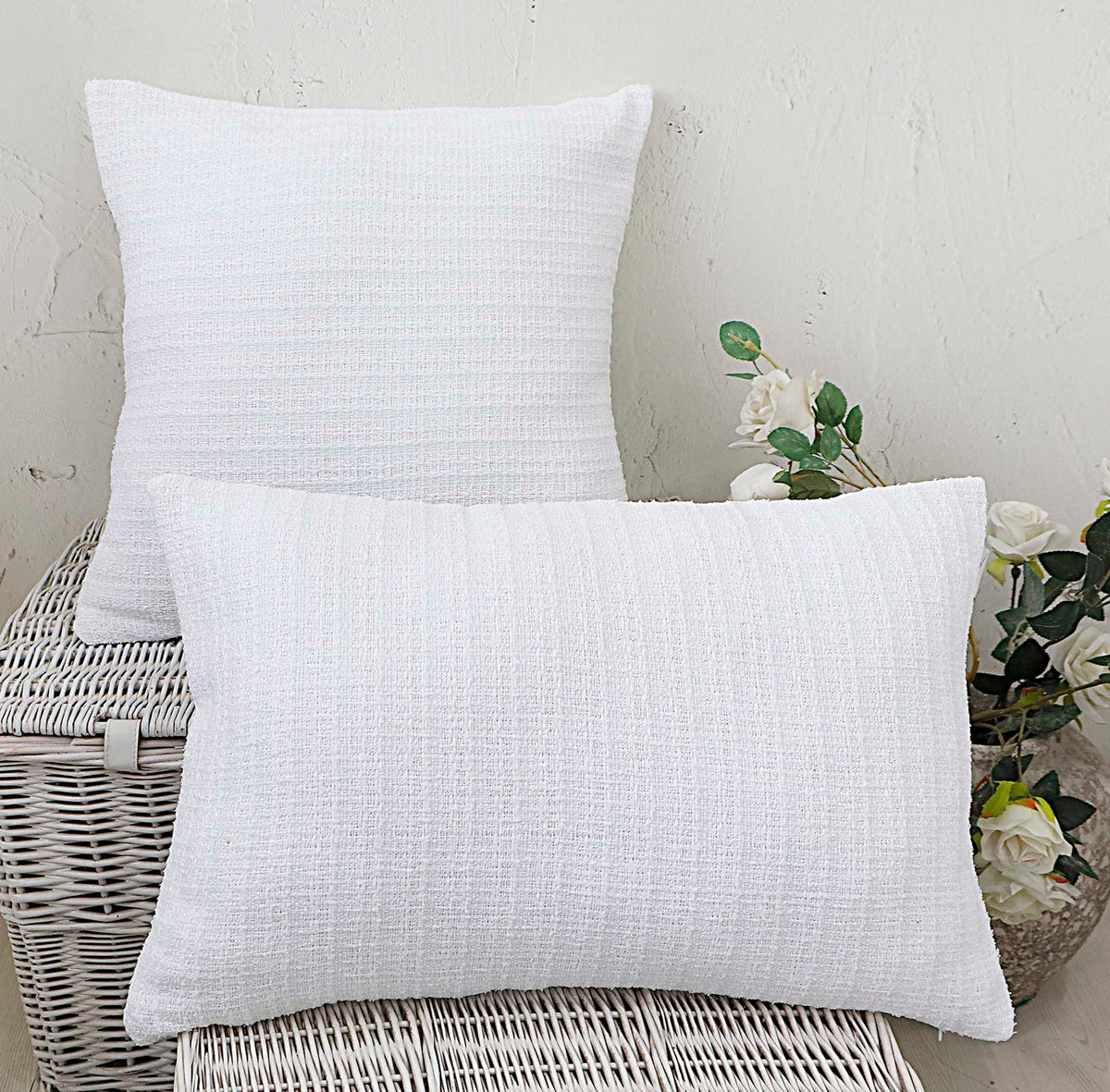 Yellow - Coussin Décoratif - Lucas - White
