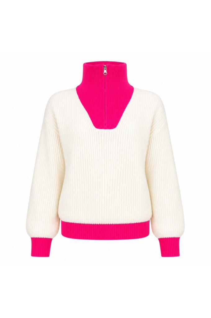 Breckenridge II - Offwhite/Neon Pink