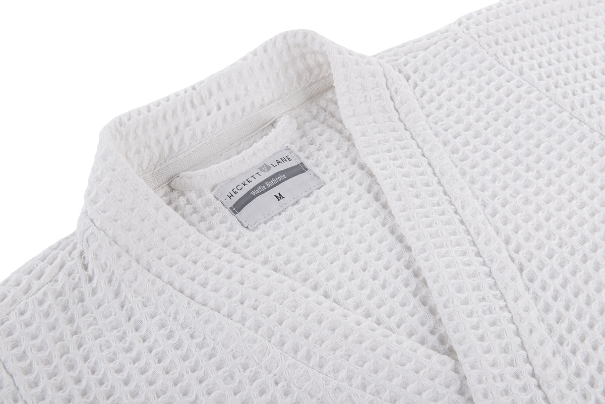 Heckettlane - Badjas - Wafel - Super White