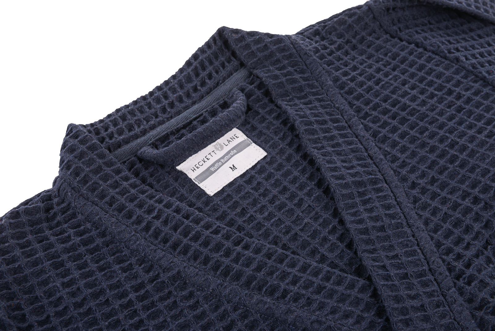 Heckettlane - Badjas - Wafel - Navy Blue