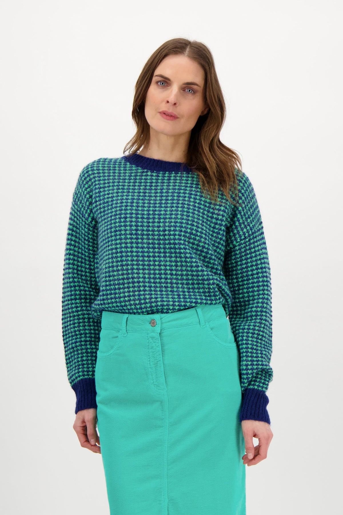 Trui - Firewood - Navy Peony