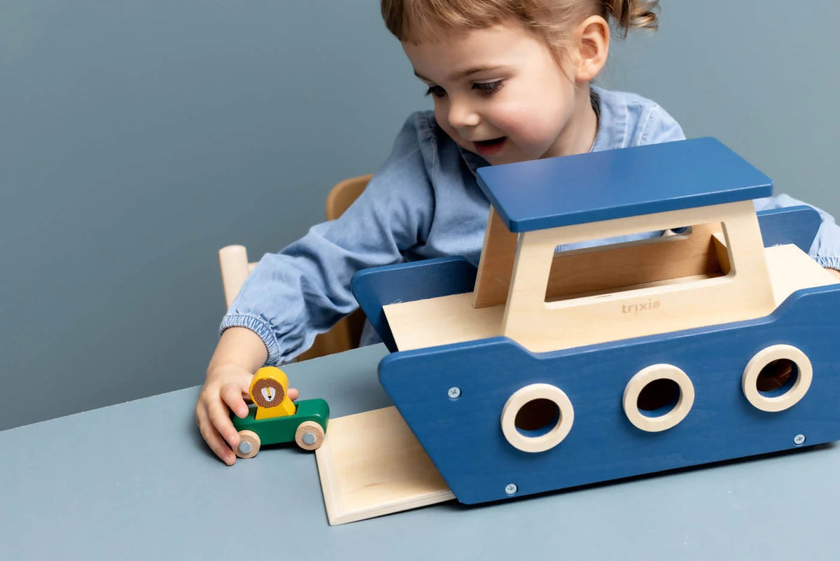 Houten veerboot