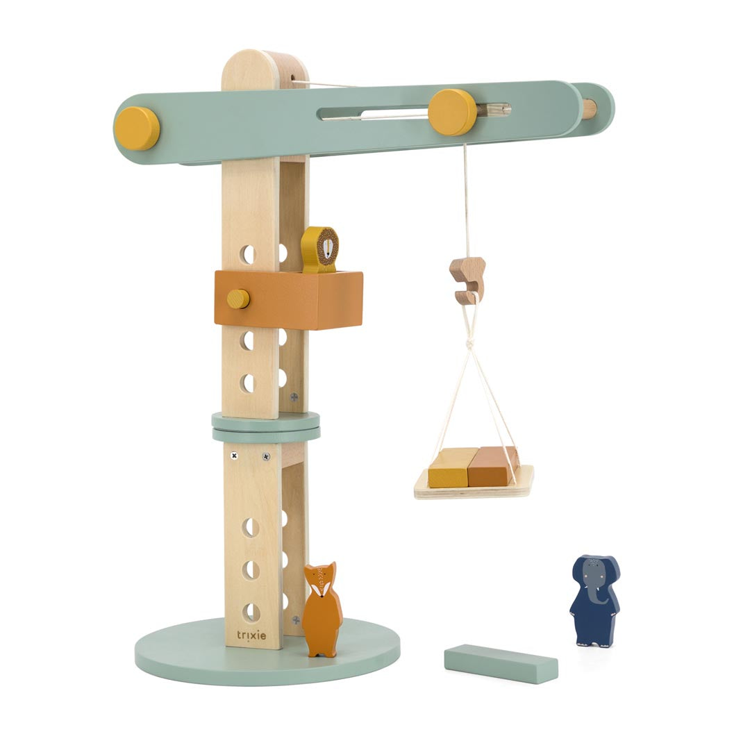 Houten hijskraan