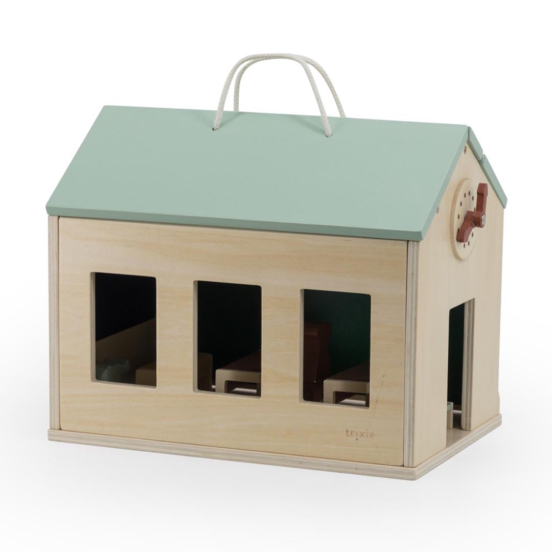 École en bois avec accessoires