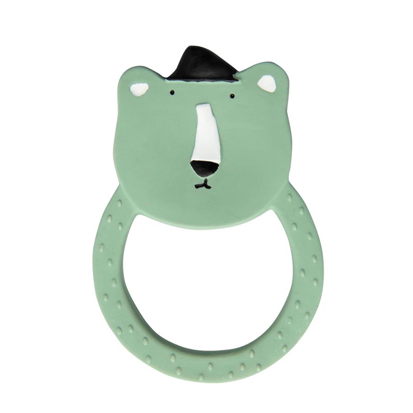 Anneau de dentition en caoutchouc naturel - Mr. Polar Bear - SET OF 2