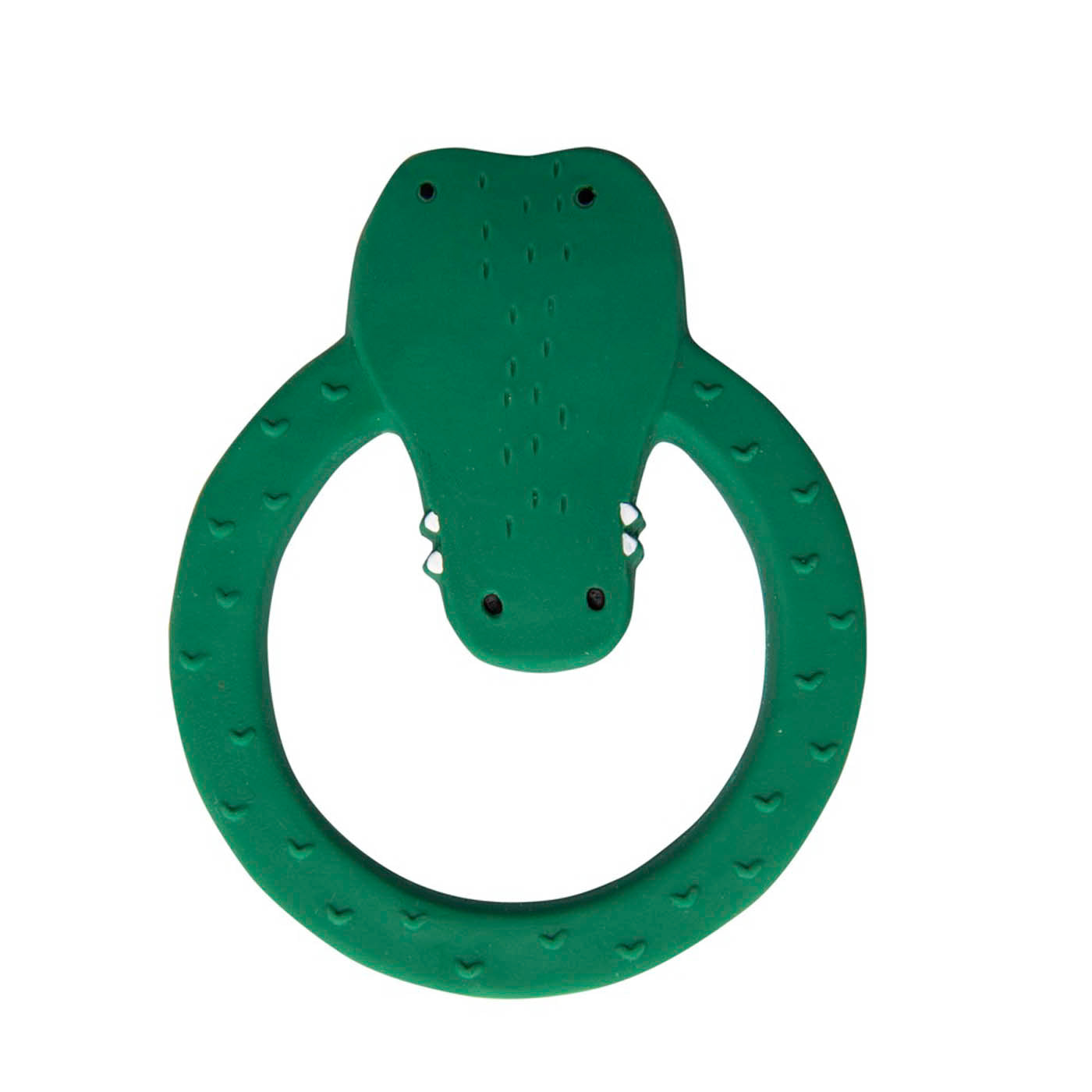 Anneau de dentition en caoutchouc naturel  - Mr. Crocodile - SET OF 2