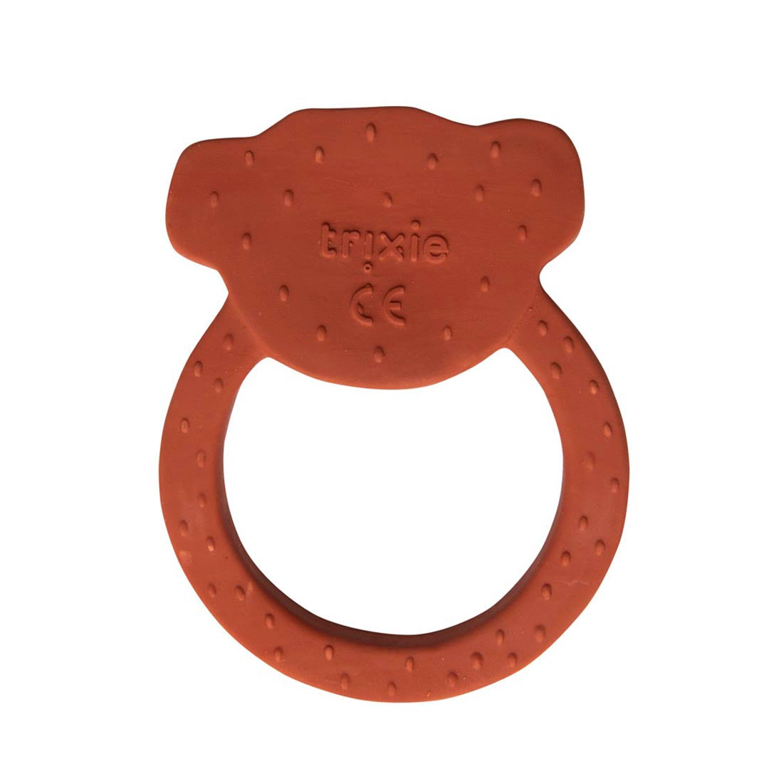 Natuurlijk rubber ronde bijtring - Mr. Monkey - SET OF 2 Pcs