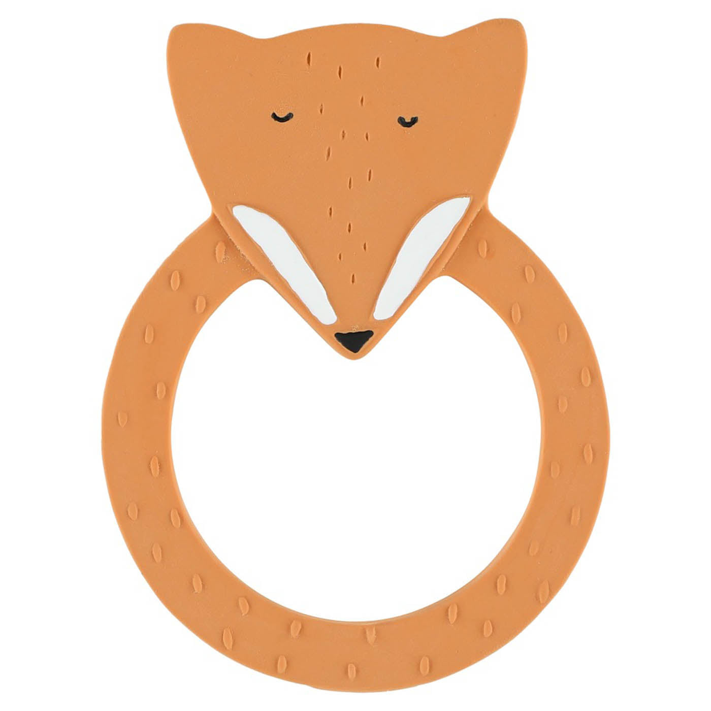 Anneau de dentition en caoutchouc naturel - Mr. Fox - SET OF 2