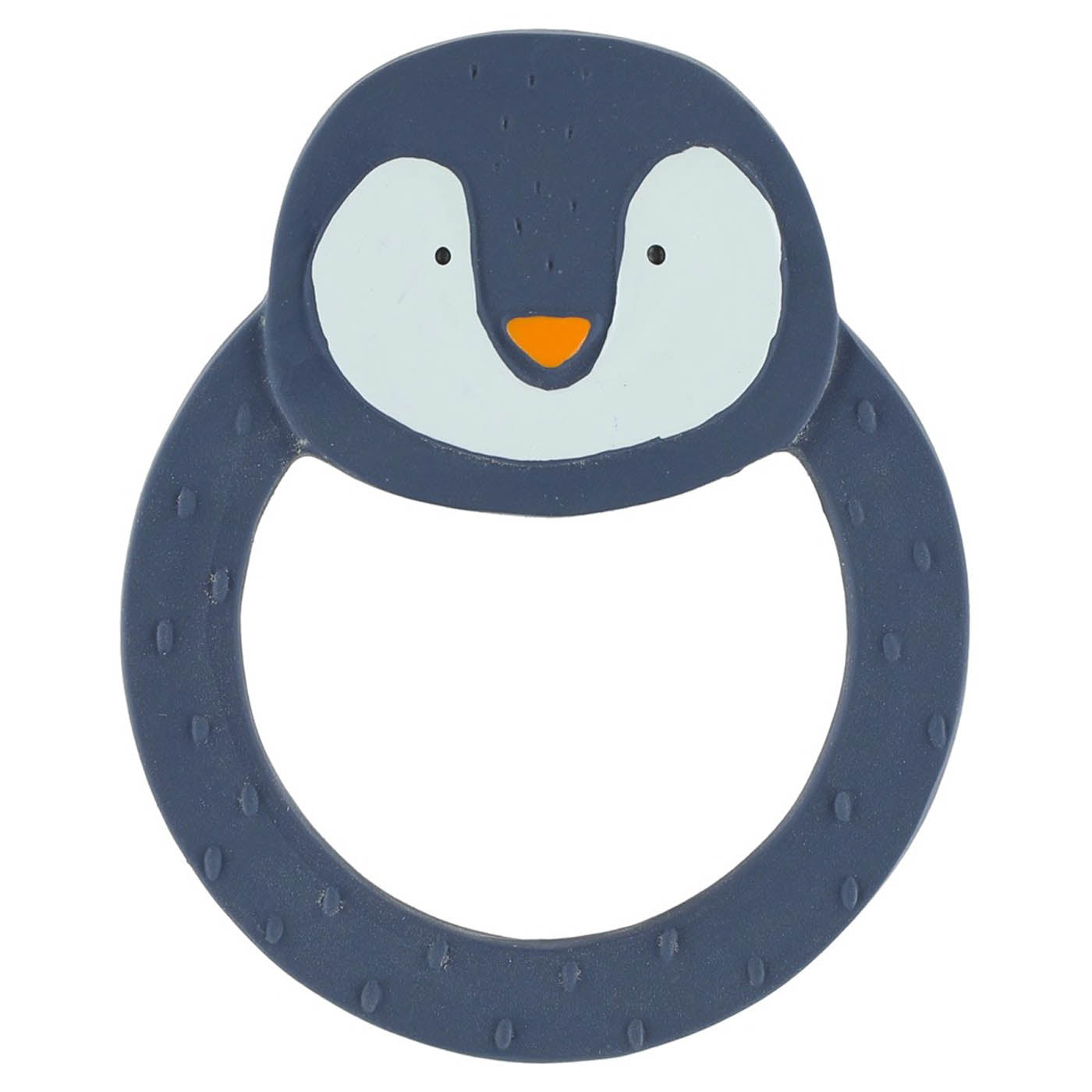 Anneau de dentition en caoutchouc naturel - Mr. Penguin - SET OF 2