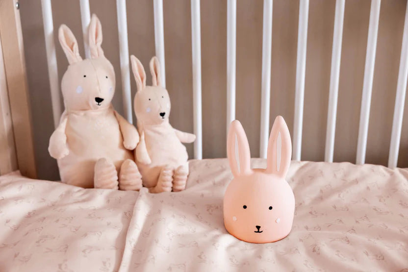 Housse de couette lit bébé - Rosy Rabbit