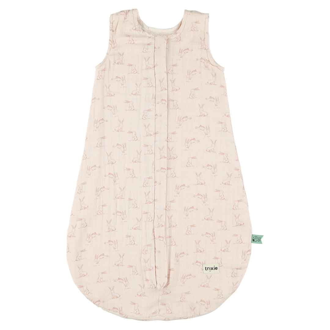 Mousseline slaapzak zonder mouwen | 70cm - Rosy Rabbit