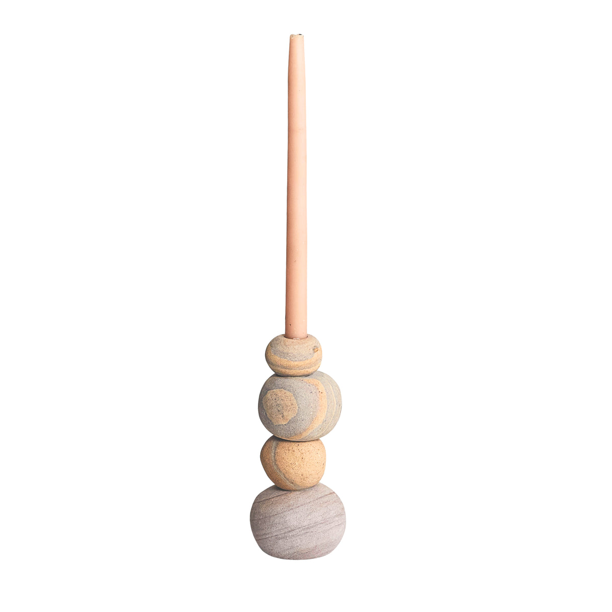 Rainbow Sandstone Taper Holder