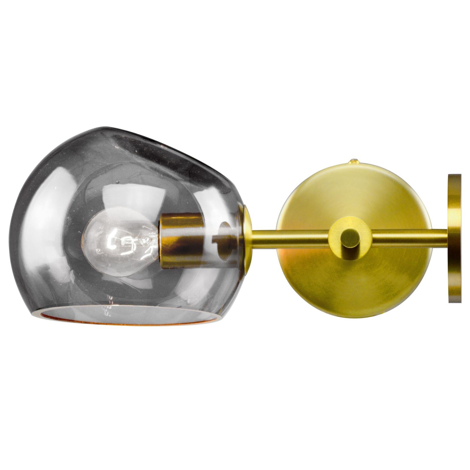 Olga Applique - Black Fumé Avec Contour Doré