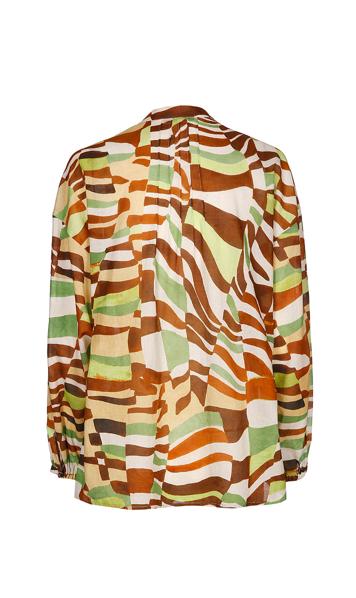 Hermines - Blouse - Green Wash - W