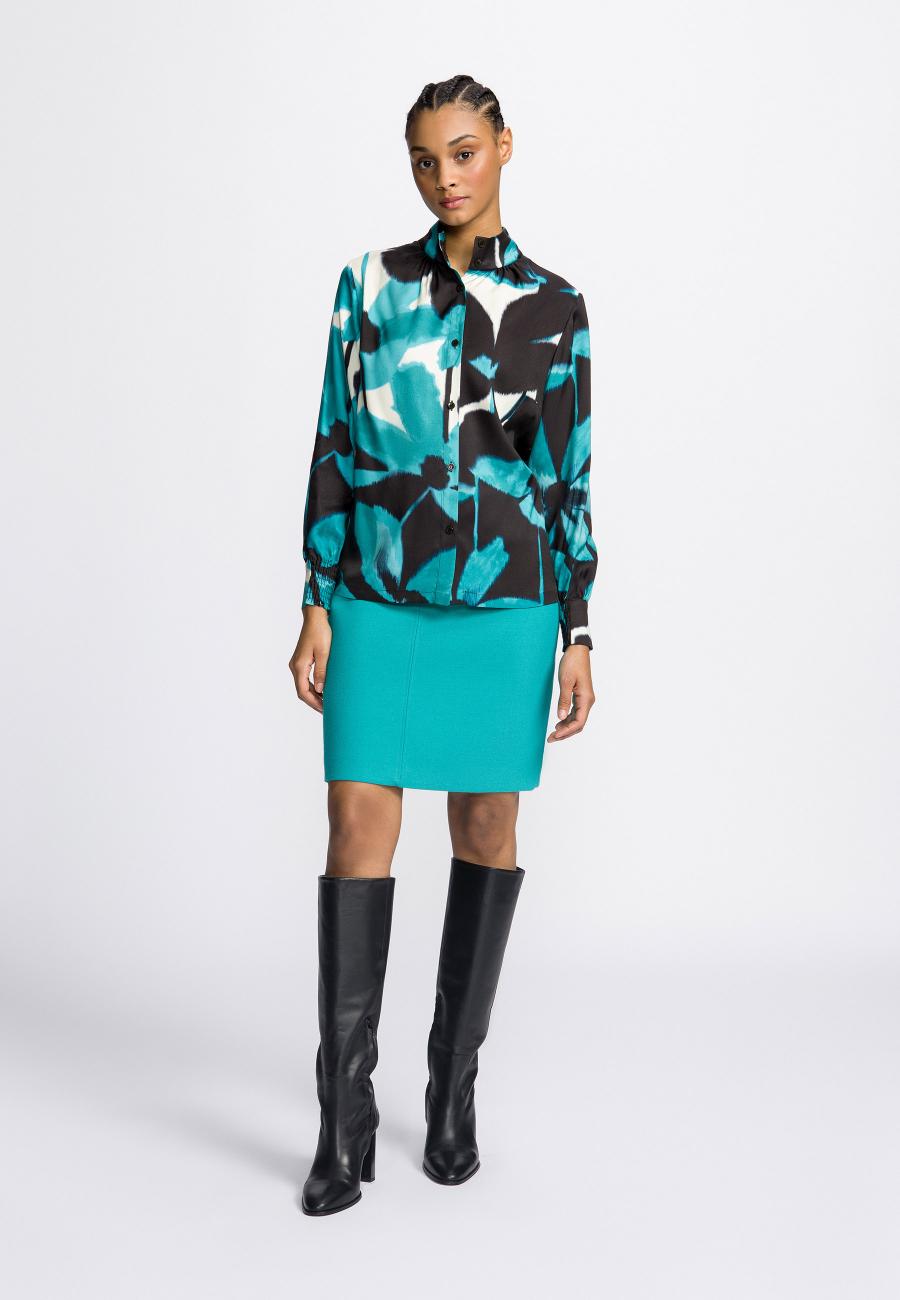 Himmi - Blouse - Pool Blue - W