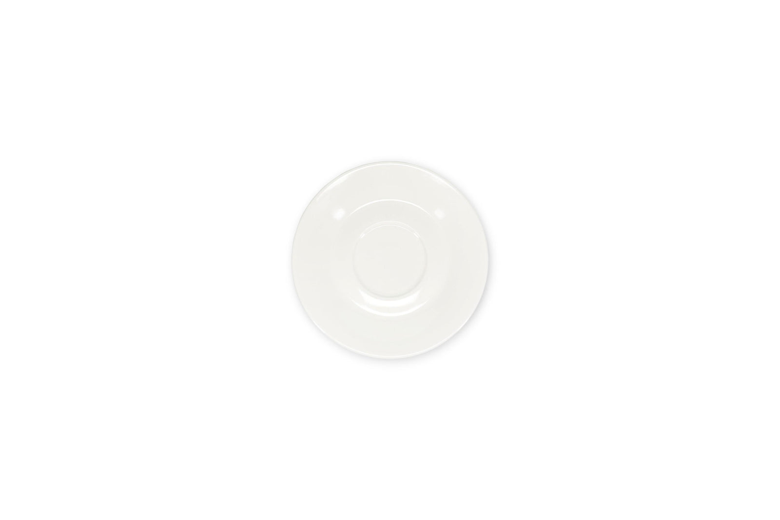 S&P - Barista White Schotel 15,5cm voor kop 16cl en kop 20,5cl wit Barista - 1 SET - 6 stuks