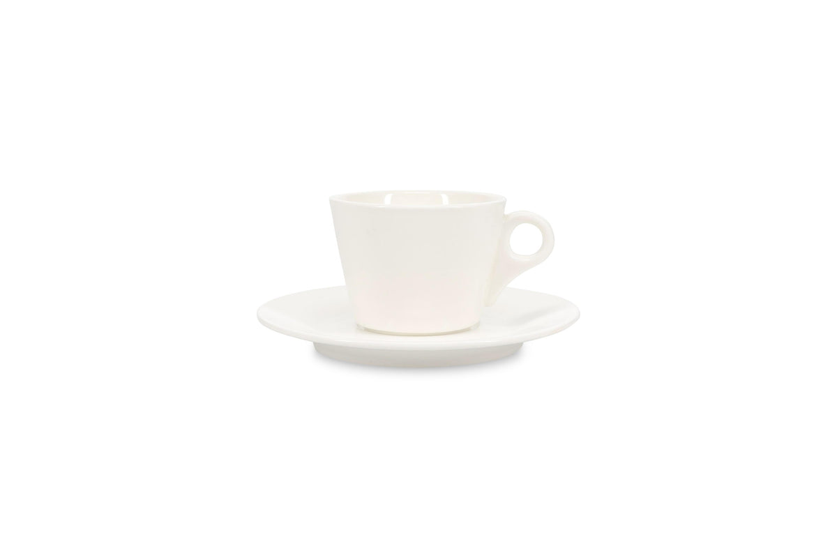 S&P - Barista White Schotel 15,5cm voor kop 16cl en kop 20,5cl wit Barista - 1 SET - 6 stuks