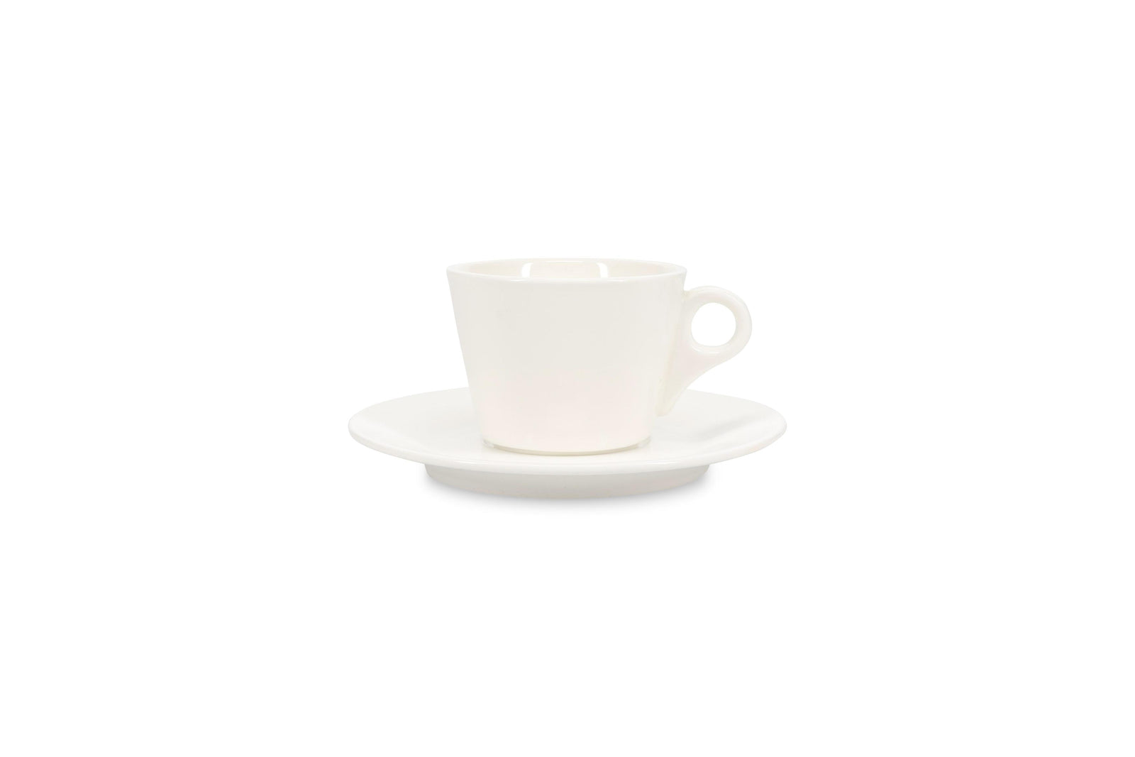 S&P - Barista White Schotel 15,5cm voor kop 16cl en kop 20,5cl wit Barista - 1 SET - 6 stuks