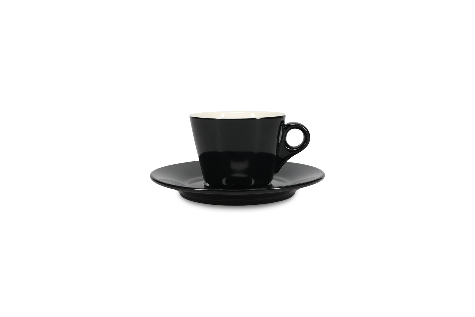 S&P - Barista Black Schotel 15,5cm voor kop 16cl en kop 20,5cl zwart Barista - 1 SET - 6 stuks
