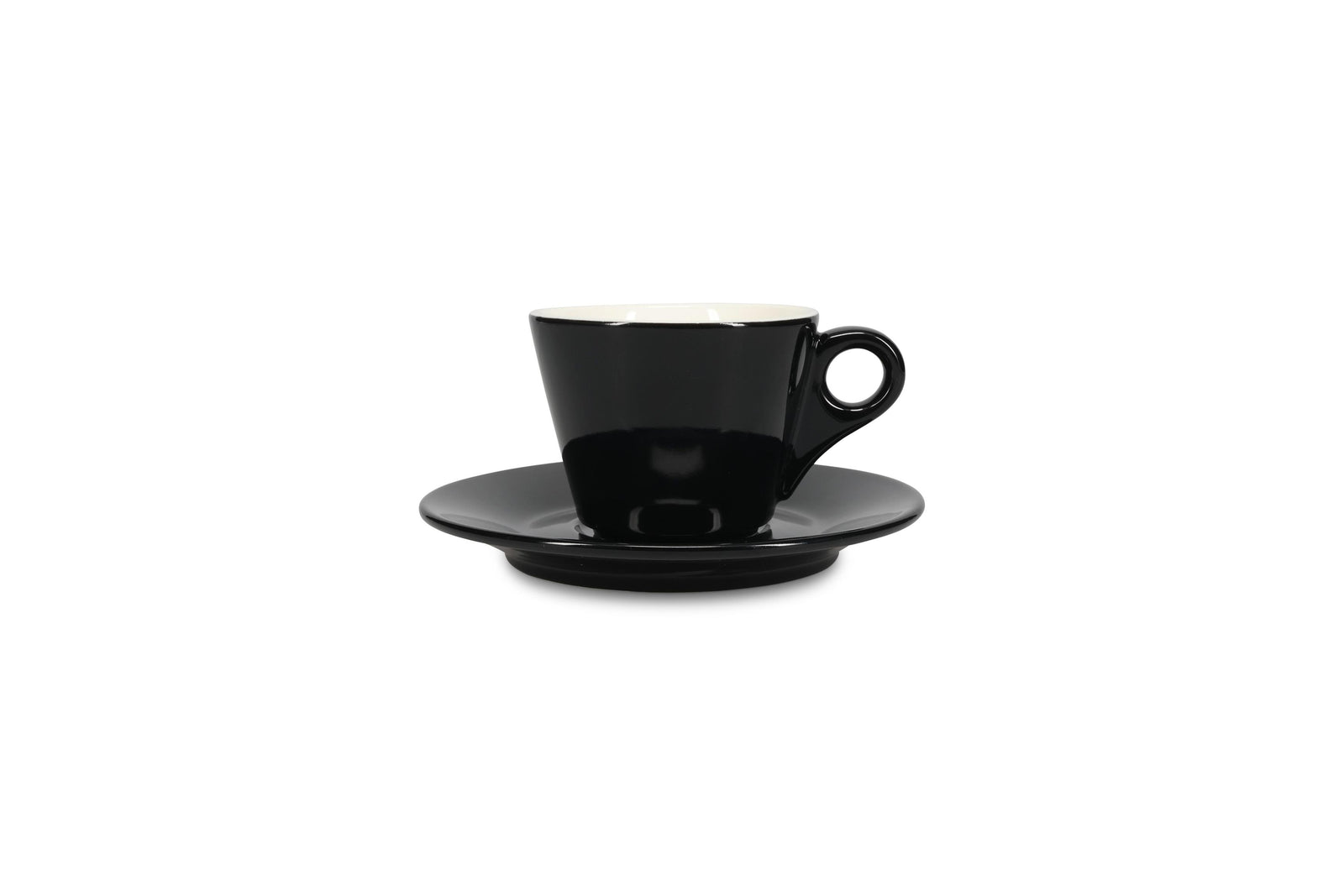 S&P - Barista Black Schotel 15,5cm voor kop 16cl en kop 20,5cl zwart Barista - 1 SET - 6 stuks