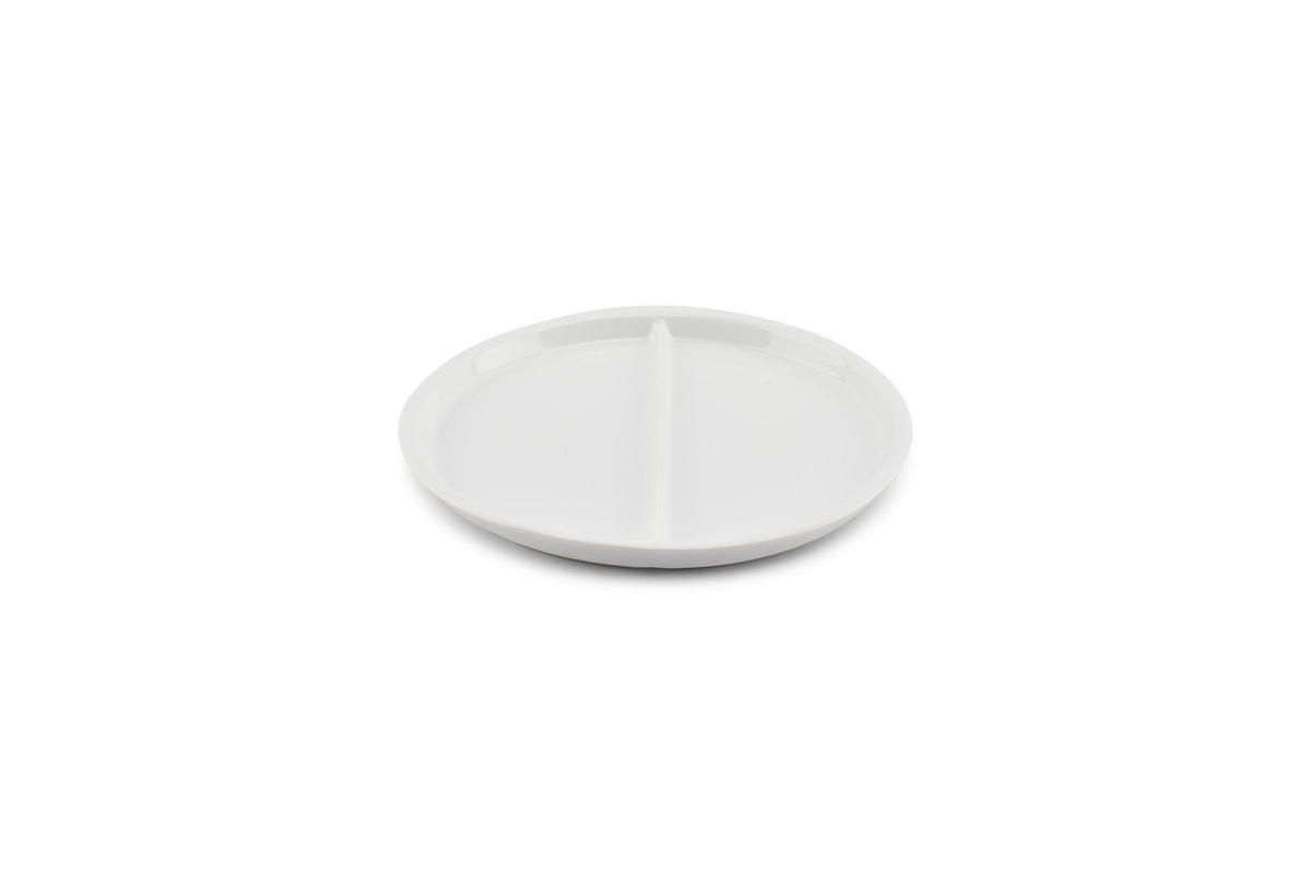 S&P - Verdeelbord 22,5cm 2 delen wit Care - 1 SET - 6 stuks