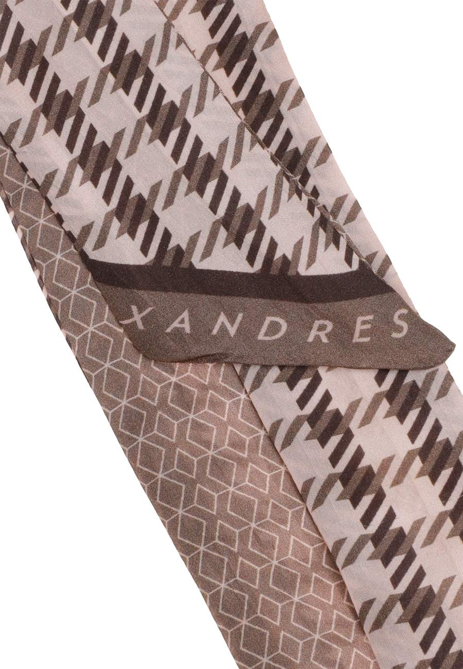 Sjaal - Scarf Wrappy Silk - Deep Taupe