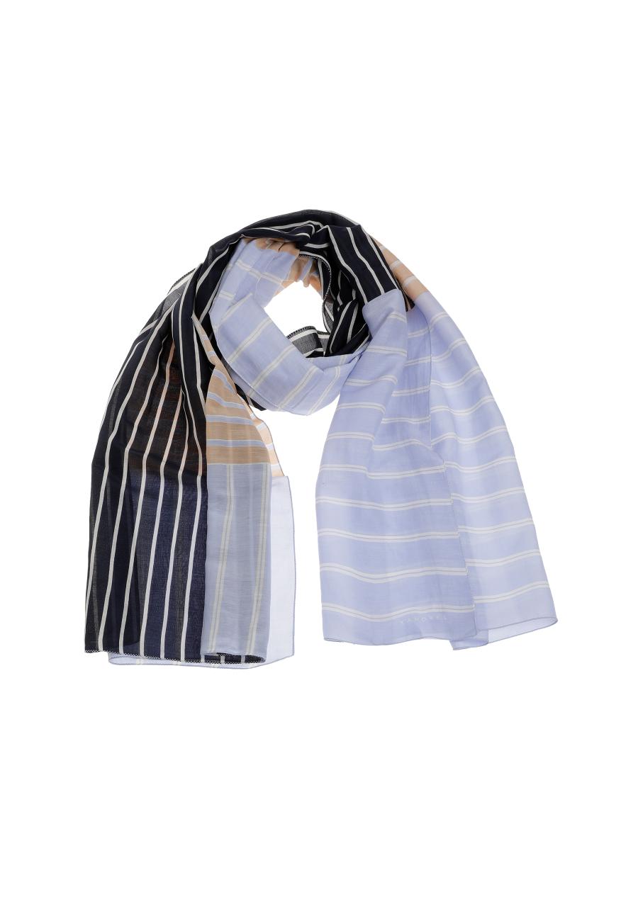 Écharpe - Scarf_Stripes - Spring Sky