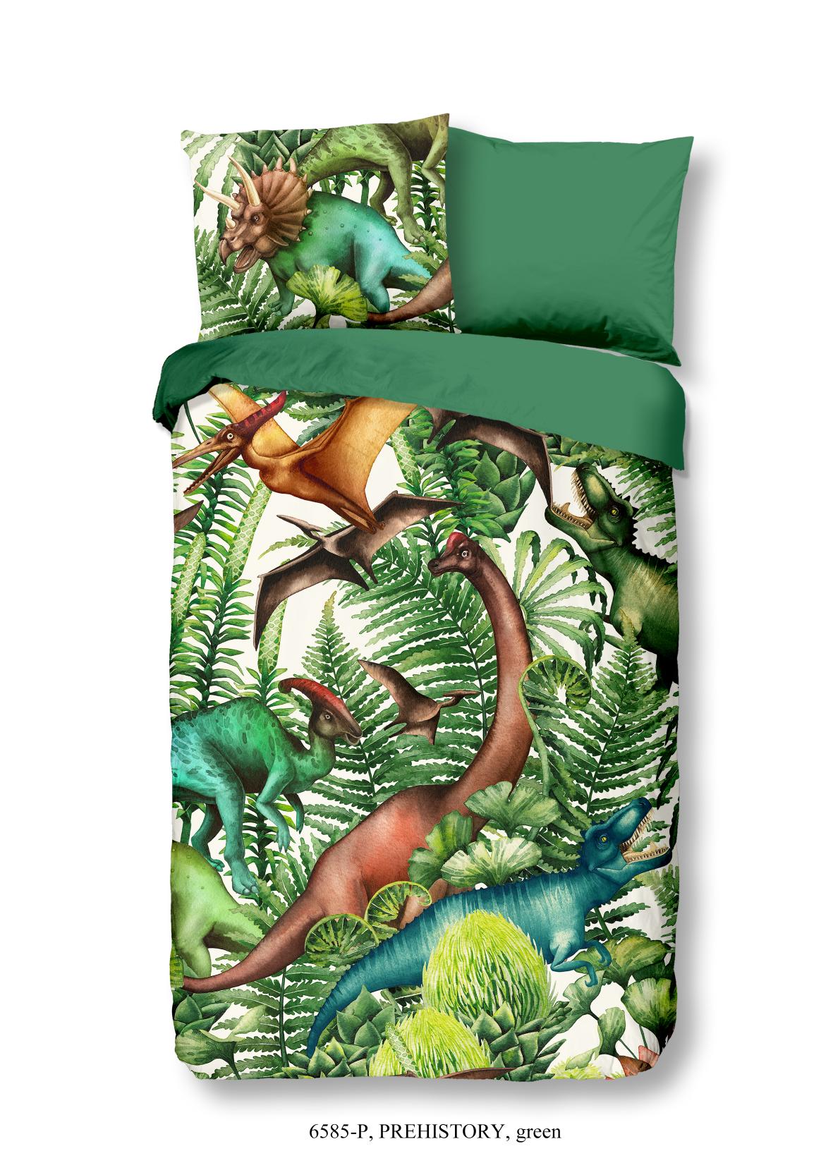Good Morning - Dekbedovertrek - Prehistory - Green
