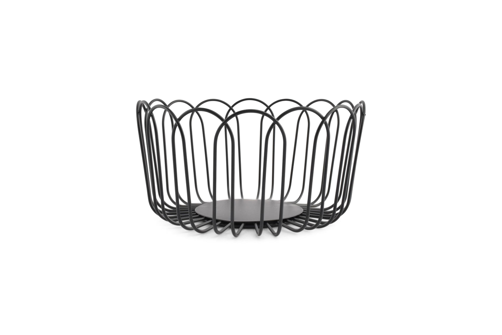 S&P - Draadmand 19xH10cm zwart Flores