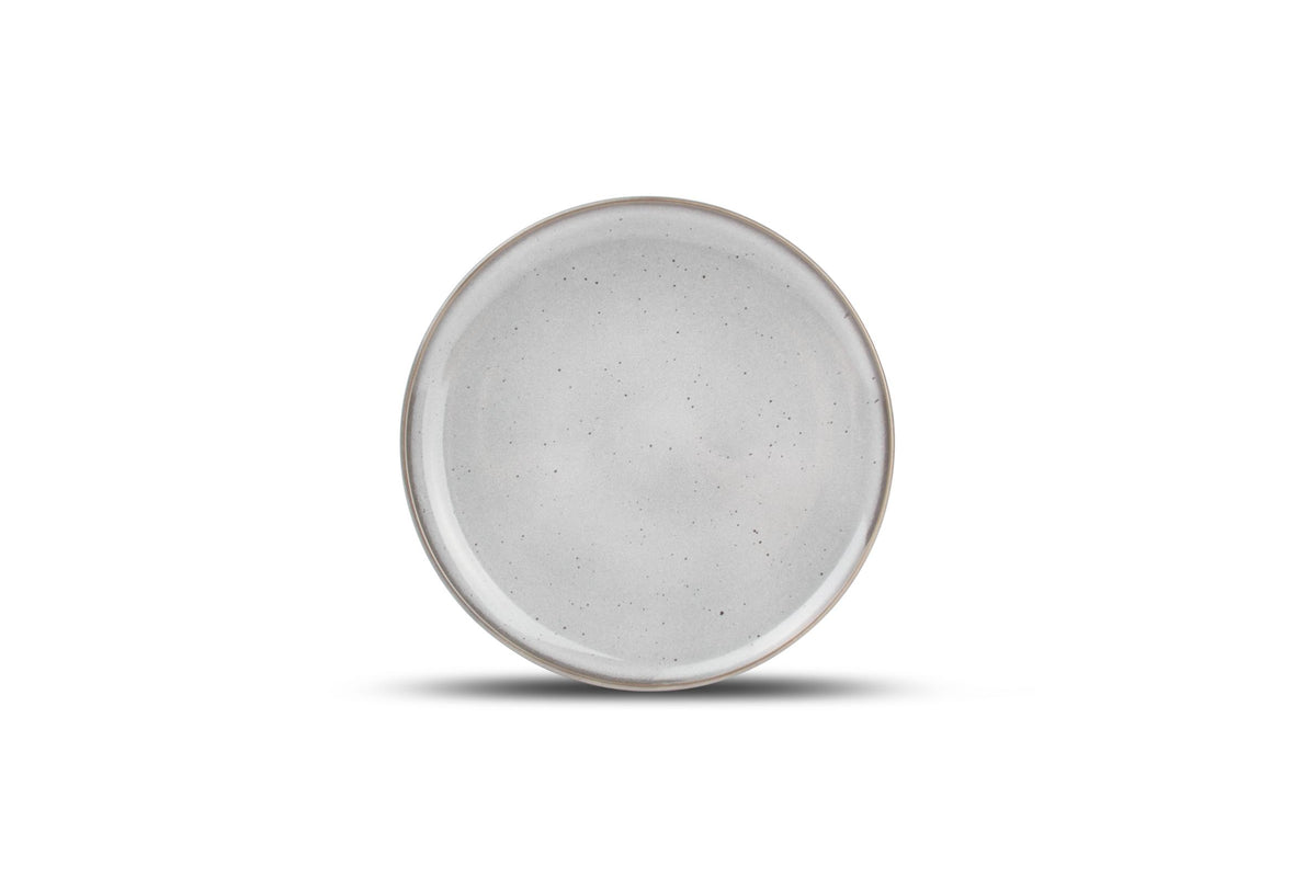 S&P - Freckles Plat bord 19,5cm grijs Freckles - 1 SET - 4 stuks