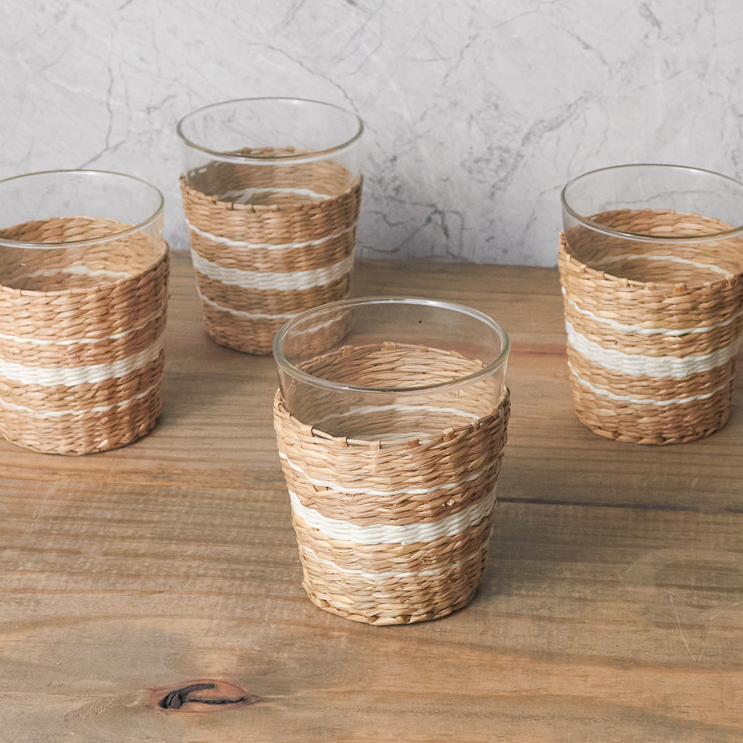 Seagrass White Stripe Tumbler
