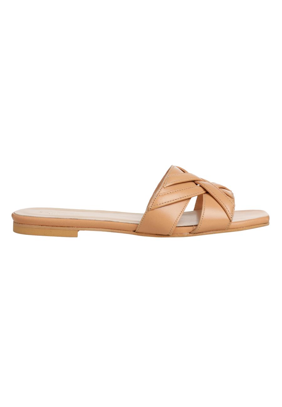 Schoenen - Slipper-Davina - Coffee Cre