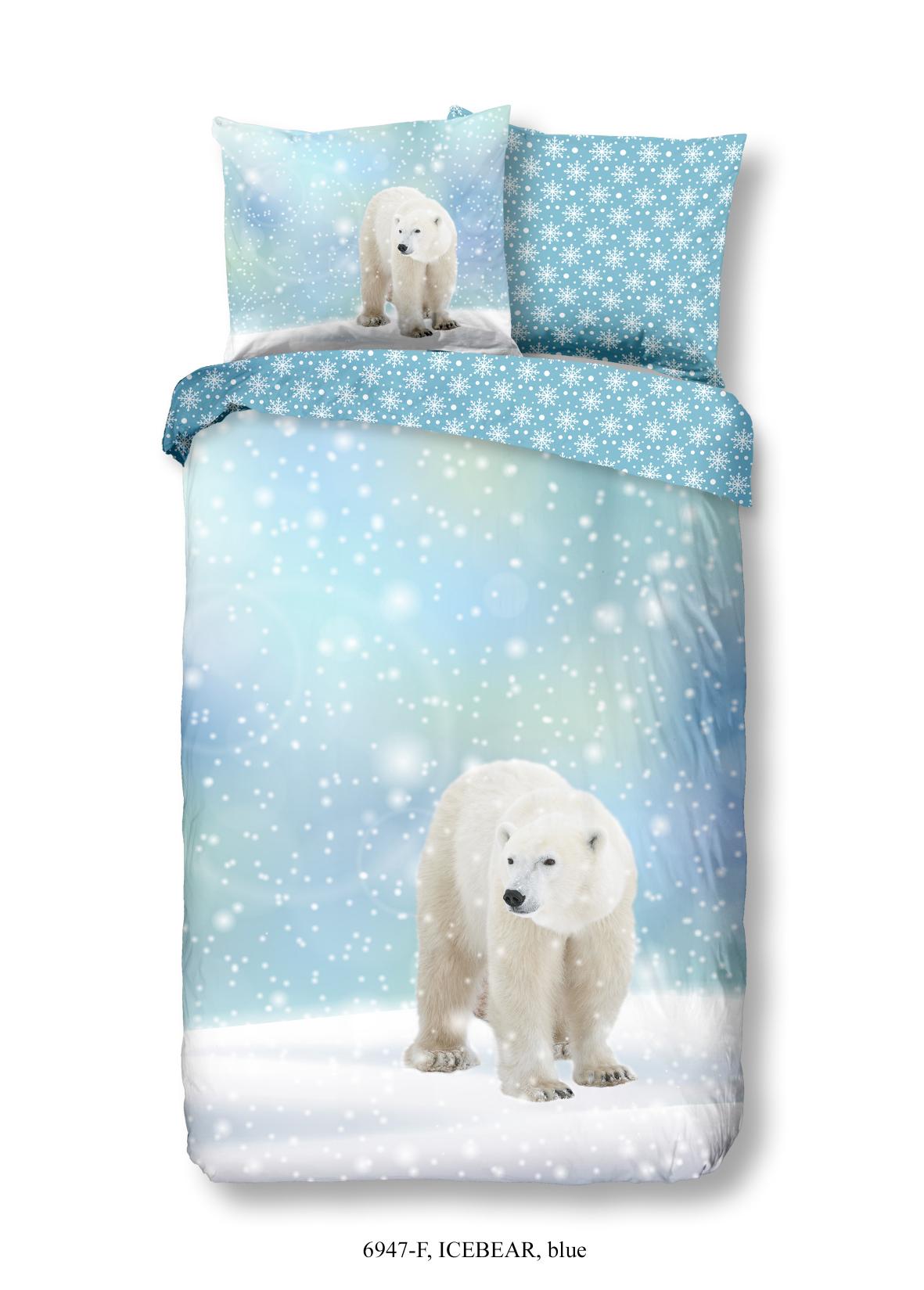 Good Morning - Dekbedovertrek - Icebear - Blue