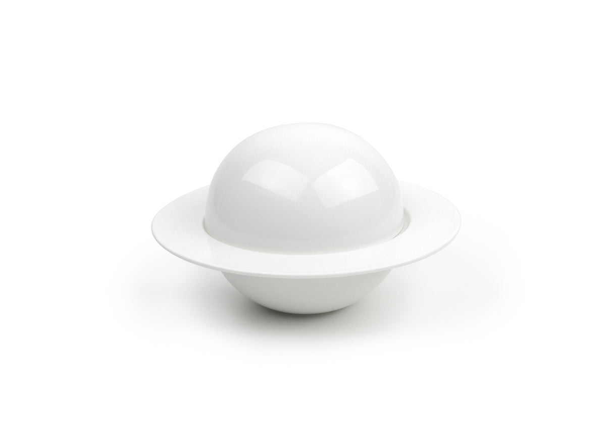 S&P - Flavor Kom 18xH11cm met deksel wit Flavor - 1 SET - 4 stuks