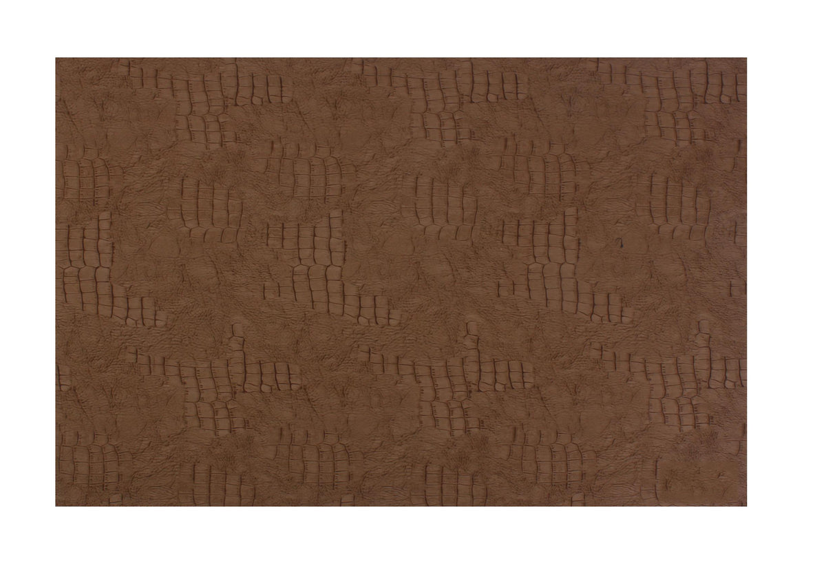 S&P - Placemat 45x30cm lederlook bruin Layer - 1 SET - 12 stuks