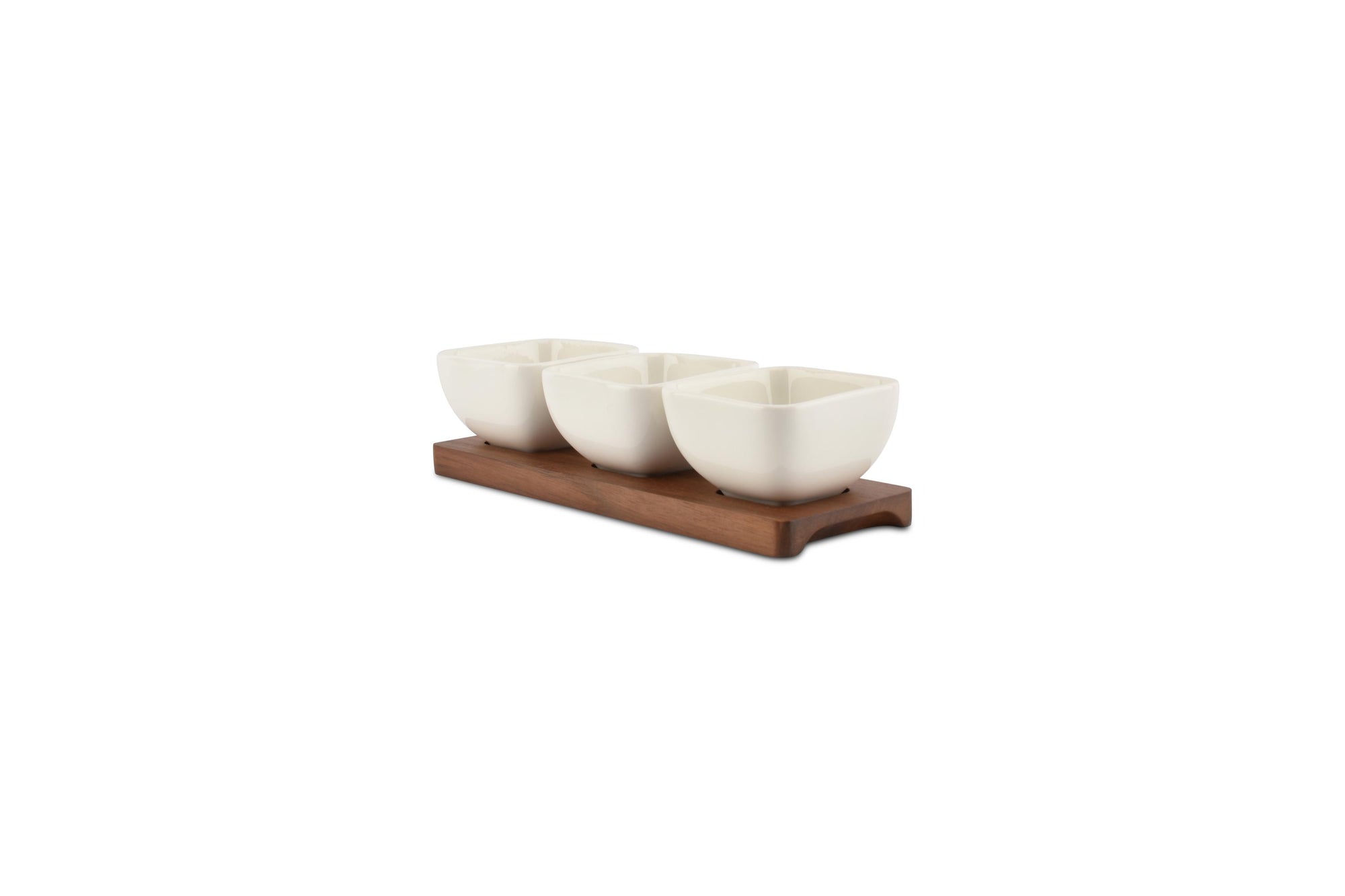 ONA - Set apéro 25x8xH6,5cm 4 pièces blanc Cucina
