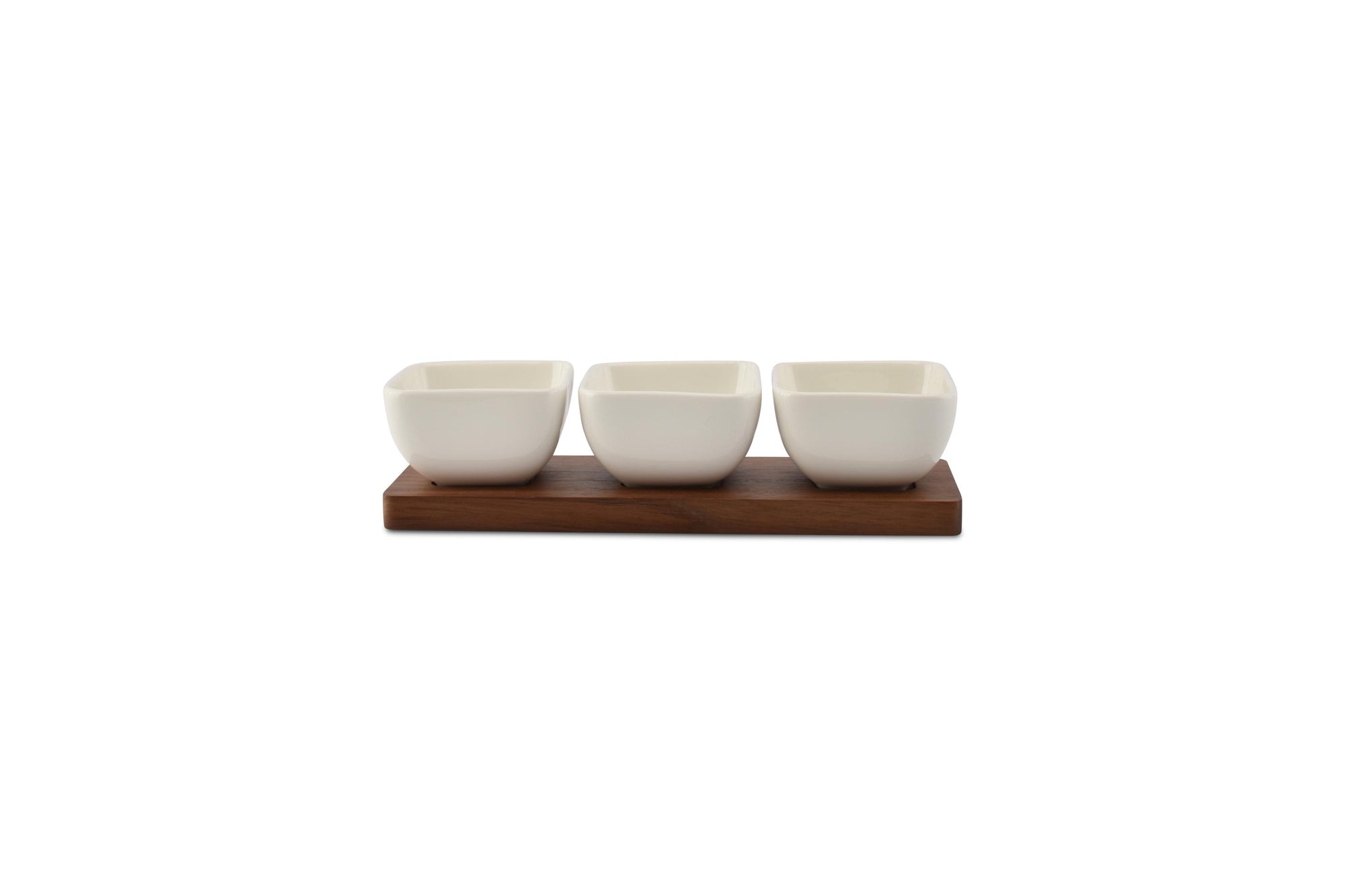 ONA - Set apéro 25x8xH6,5cm 4 pièces blanc Cucina