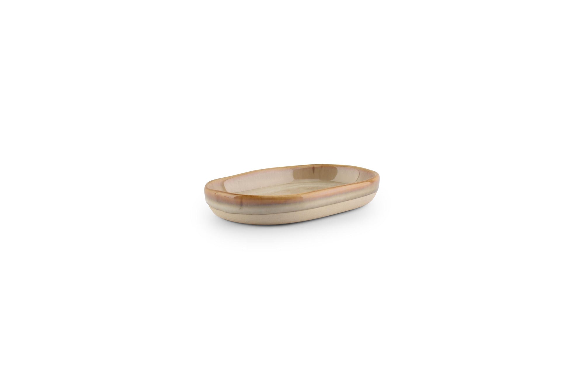 ONA - Ovenschaal 13x9xH2cm beige Oven - 1 SET - 8 stuks