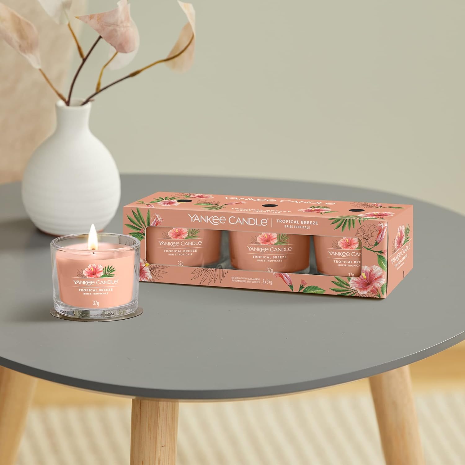 YC Tropical Breeze Signature Filled Votive 3-Pack
