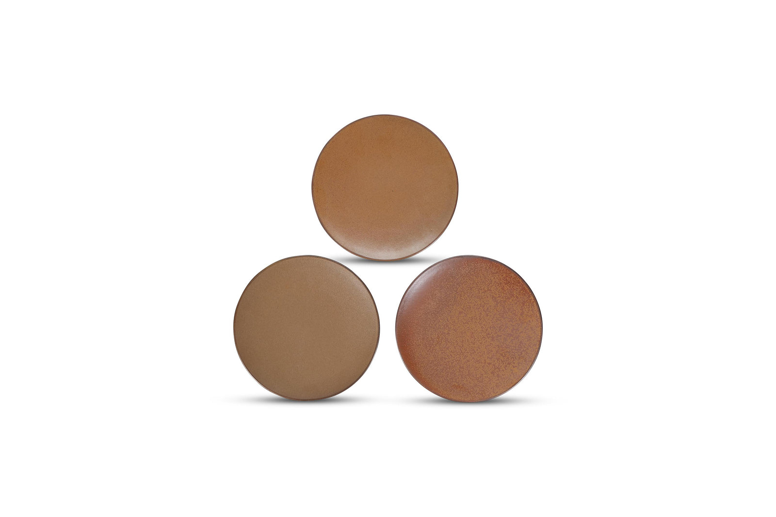 S&P - Ovio Assiette plate 21cm marron foncé Ovio - 1 SET - 6 pièces
