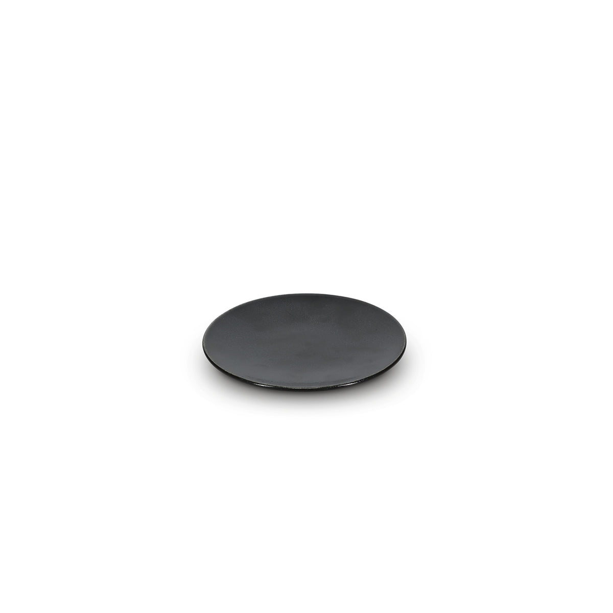 S&P - Ovio Black Assiette plate 16cm noir Ovio - 1 SET - 6 pièces