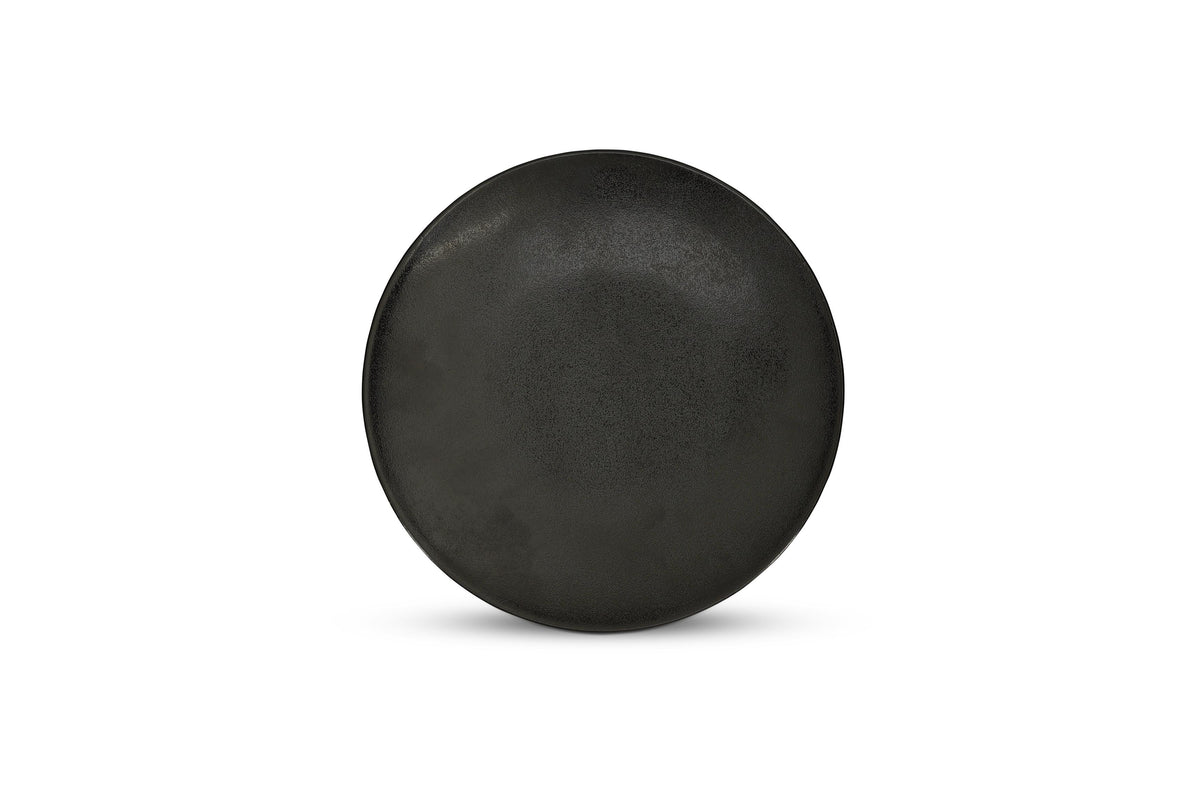 S&P - Ovio Black Assiette plate 27cm noir Ovio - 1 SET - 6 pièces