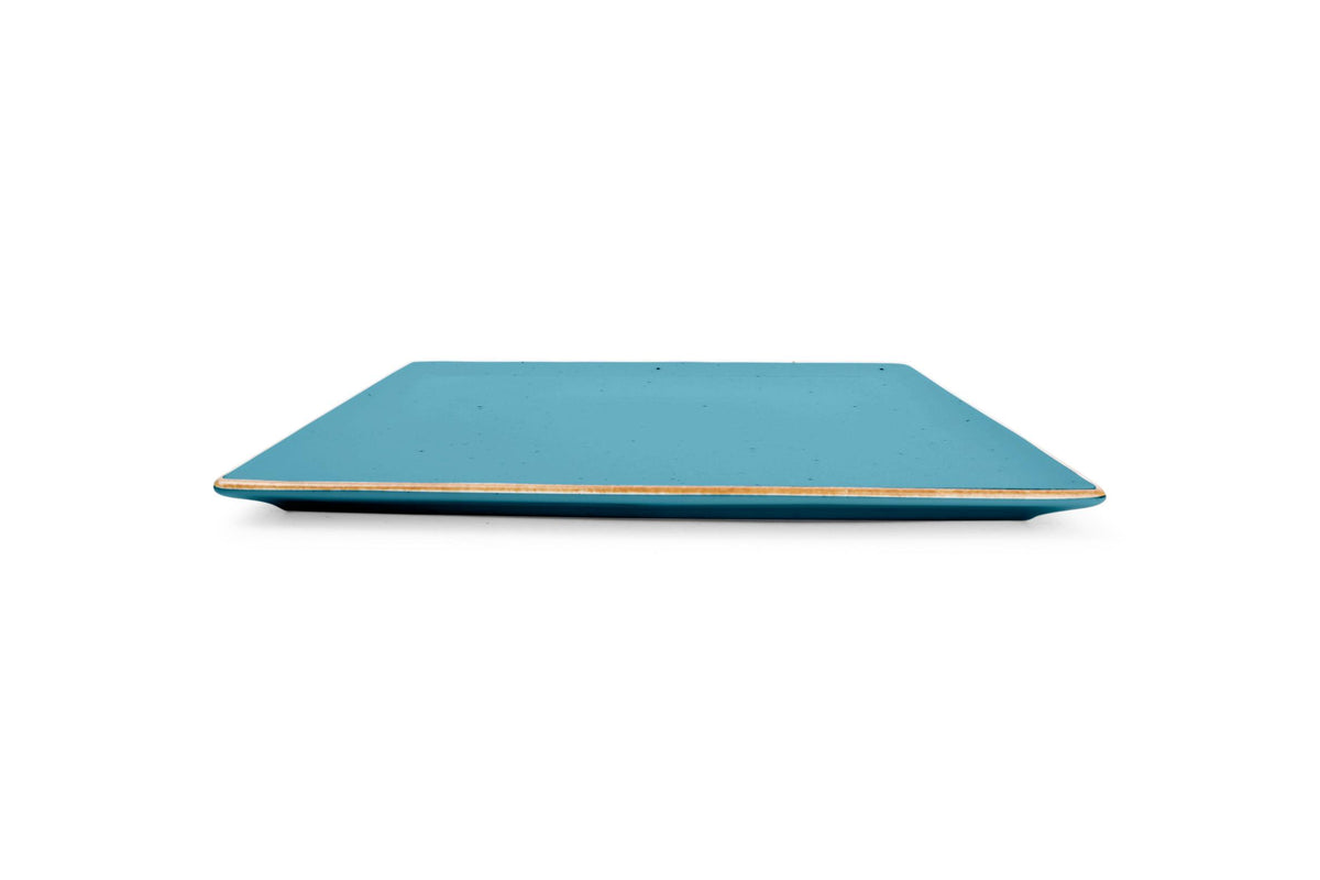 S&P - Collect Plat bord 25,5x25,5cm blauw Collect - 1 SET - 6 stuks