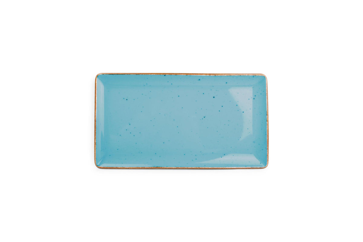S&P - Collect Plat bord 24x13cm blauw Collect - 1 SET - 6 stuks