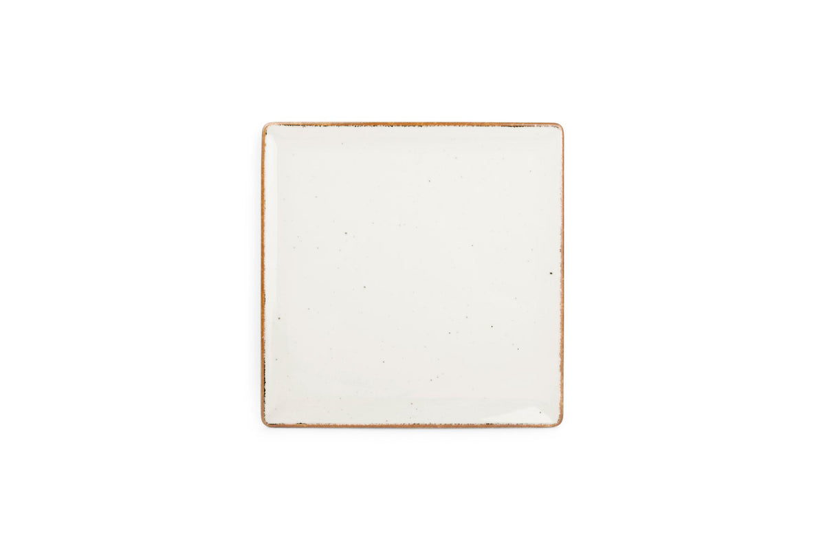 S&P - Collect Plat bord 20,5x20,5cm ivoor Collect - 1 SET - 6 stuks