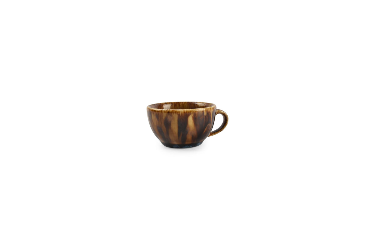 S&P - Resto Brown-Blue Mokkakop 7cl bruin/blauw Resto - 1 SET - 6 stuks