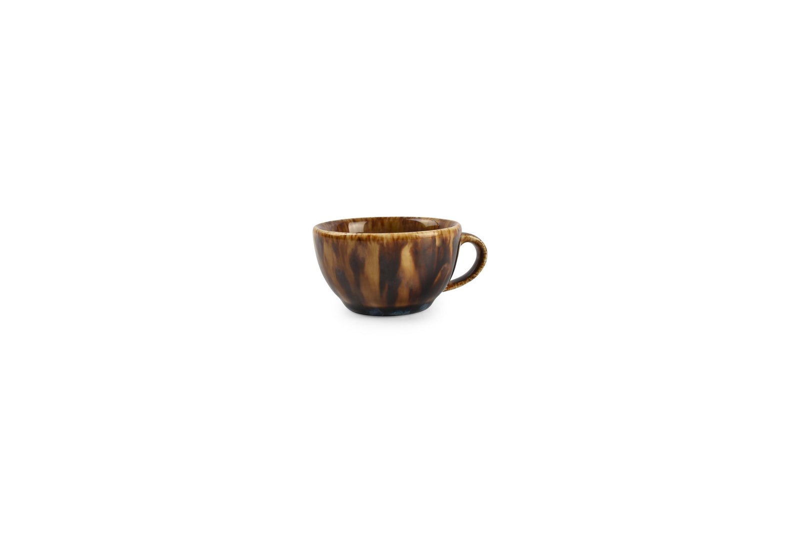 S&P - Resto Brown-Blue Mokkakop 7cl bruin/blauw Resto - 1 SET - 6 stuks