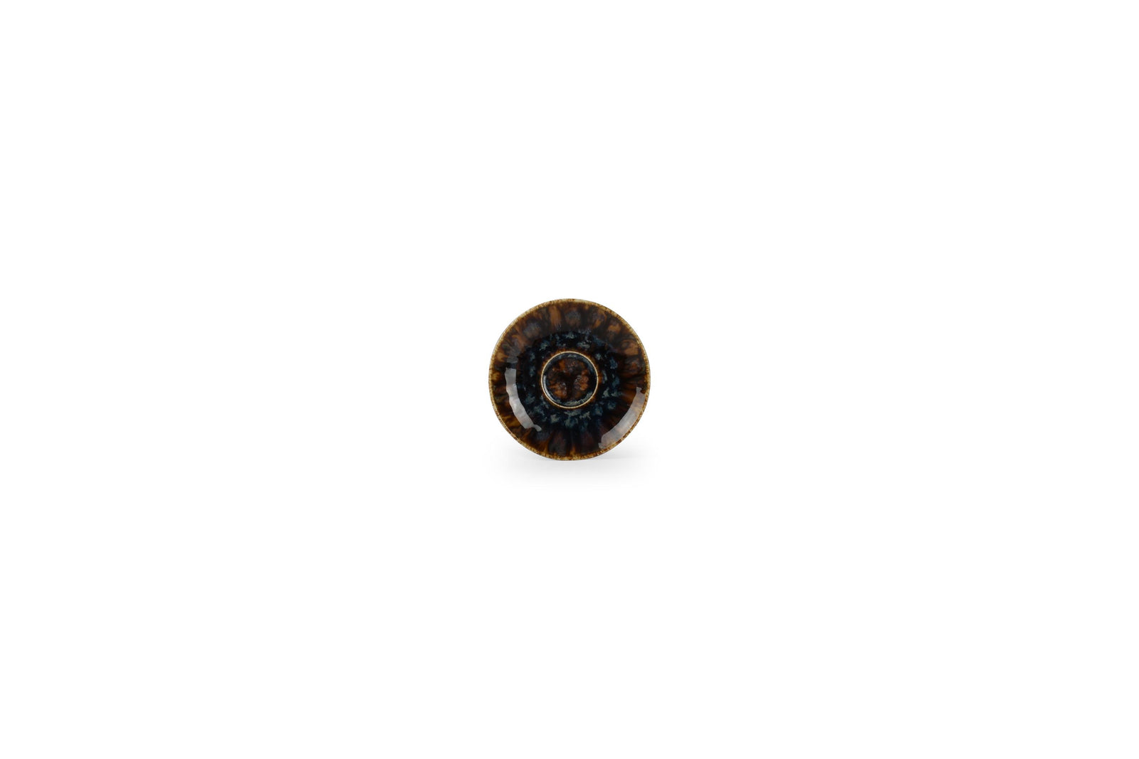 S&P - Resto Brown-Blue Mokkaschotel 11,5cm bruin/blauw Resto - 1 SET - 6 stuks