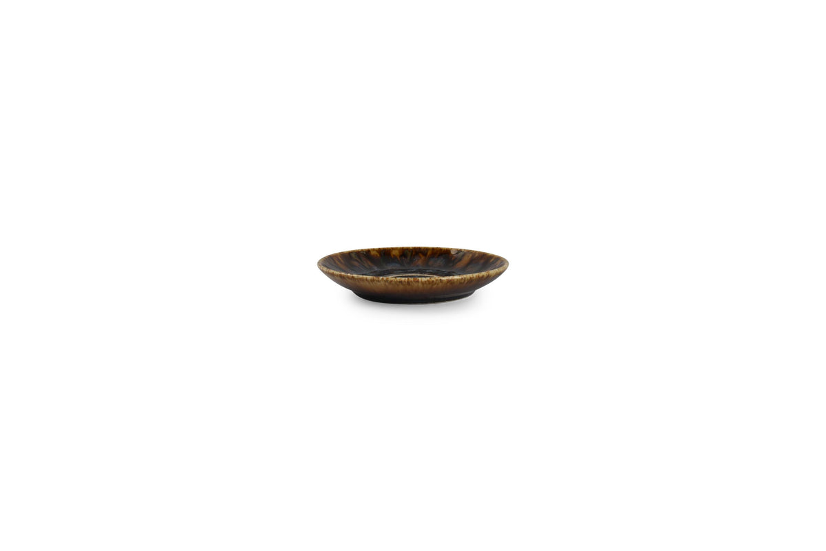 S&P - Resto Brown-Blue Mokkaschotel 11,5cm bruin/blauw Resto - 1 SET - 6 stuks