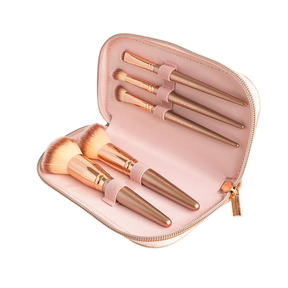 Cent Pur Cent - Clutch met Luxe brushset SUMMER